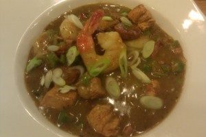 Chicken, Andouille Sausage and Shrimp Gumbo